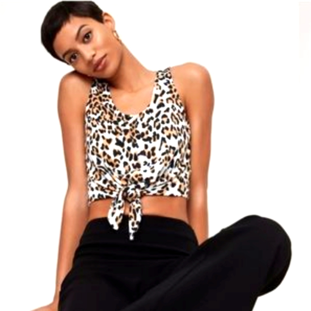 Baton Cropped Rank Top